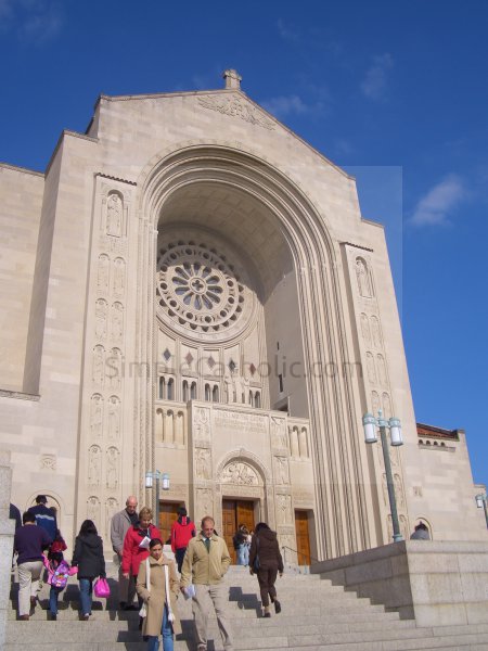 Church exterior – National Shrine of the Immaculate Conception - Simple Catholic