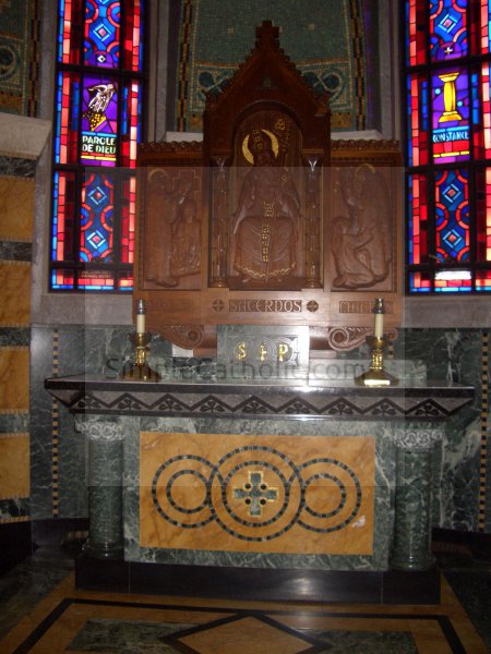 Church interior – side altar - Simple Catholic